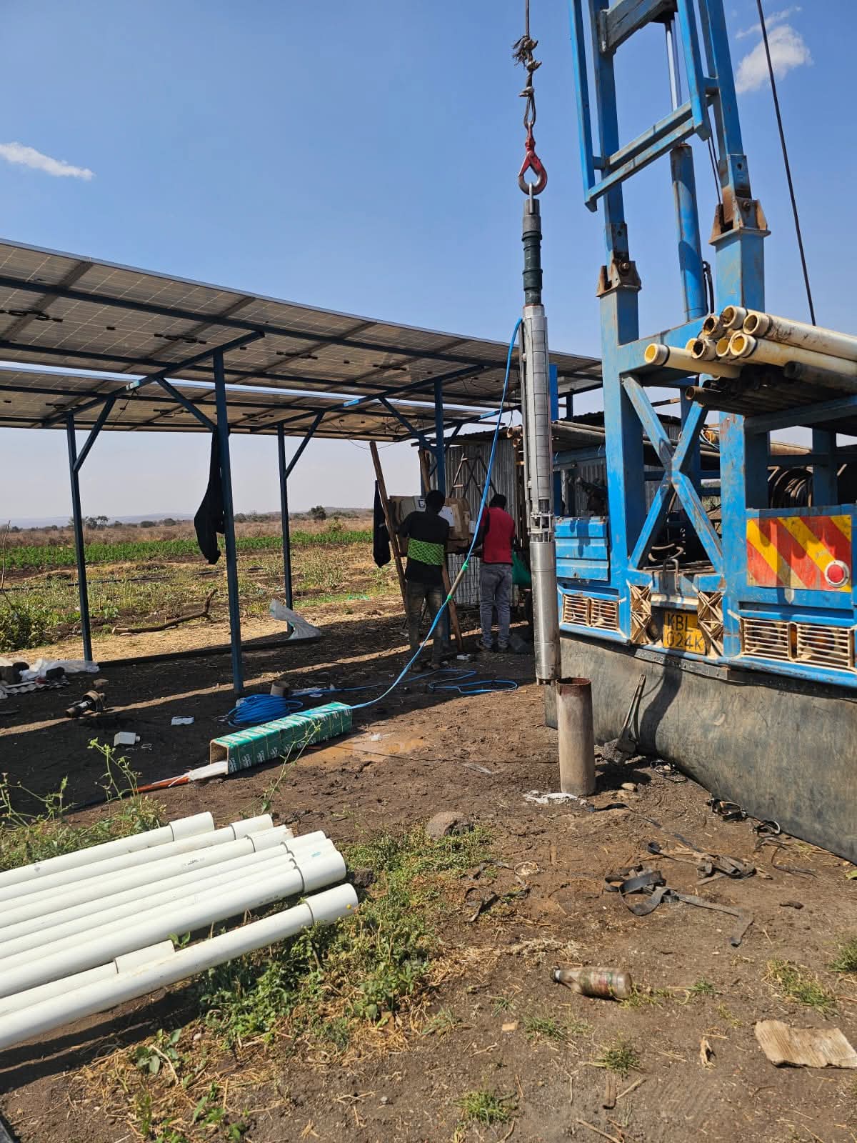 Borehole Solarization installation